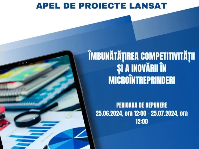APEL DE PROIECTE PENTRU MICROÎNTREPRINDERI