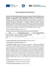 MADONA DUDU MONTESSORI SRL anunță demararea procedurilor de ACHIZIȚIE DIRECTĂ în cadrul proiectului cu titlul ”SPRIJIN PENTRU DIGITALIZAREA MADONA DUDU MONTESSORI SRL” – Servicii de auditare tehnică IT