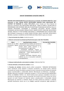 MADONA DUDU MONTESSORI SRL anunță demararea procedurilor de ACHIZIȚIE DIRECTĂ în cadrul proiectului cu titlul ”SPRIJIN PENTRU DIGITALIZAREA MADONA DUDU MONTESSORI SRL” – Servicii de abonament internet