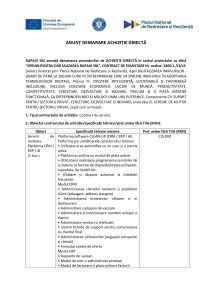 RAPAVI SRL anunță demararea procedurilor de ACHIZIȚIE DIRECTĂ în cadrul proiectului cu titlul ”SPRIJIN PENTRU DIGITALIZAREA RAPAVI SRL”, CONTRACT DE FINANȚARE Nr. ordine: 3400.1./i3/c9 – Servicii de realizare Platforma CRM / ERP / AI, etc.