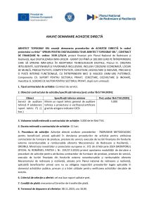 ARHITECT TOPOGRAF SRL anunță demararea procedurilor de ACHIZIȚIE DIRECTĂ în cadrul proiectului cu titlul ” SPRIJIN PENTRU DIGITALIZAREA TOUR ARHITECT TOPOGRAF SRL”, CONTRACT DE FINANȚARE Nr. ordine: 3339.1/i3/c9 – Servicii de auditare tehnică IT (elaborare raport tehnic IT) (1 buc.)