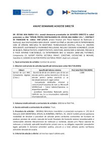 DR. GÎLTAN ANA MARIA S.R.L. anunță demararea procedurilor de ACHIZIȚIE DIRECTĂ în cadrul proiectului cu titlul ”SPRIJIN PENTRU DIGITALIZAREA DR. GÎLTAN ANA MARIA S.R.L.”, CONTRACT DE FINANȚARE Nr. ordine: 3387.1/i3/c9, Servicii de curs ANC Competente digitale (2 buc.)