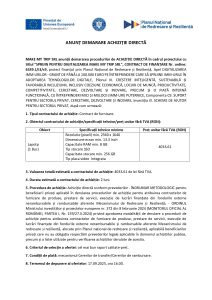 MAKE MY TRIP SRL anunță demararea procedurilor de ACHIZIȚIE DIRECTĂ în cadrul proiectului cu titlul ”SPRIJIN PENTRU DIGITALIZAREA MAKE MY TRIP SRL”, CONTRACT DE FINANȚARE Nr. ordine: 6539.1/i3/c9, Lapotp (1 Buc)