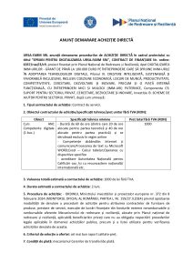 URSA-FARM SRL anunță demararea procedurilor de ACHIZIȚIE DIRECTĂ în cadrul proiectului cu titlul ”SPRIJIN PENTRU DIGITALIZAREA URSA-FARM SRL”, CONTRACT DE FINANȚARE Nr. ordine: 6337/rue/i3/c9, Curs ANC Competente digitale (1 buc.)